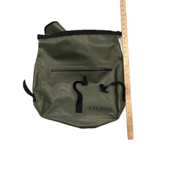 CC Filson Dry Messenger Bag Green Waterproof Sportsman 25L - Picture 1 of 7